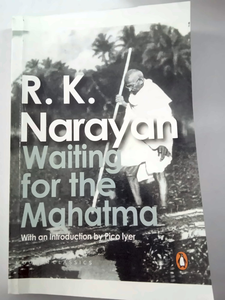 Waiting for the Mahatma — R. K. Narayan, বইয়ের প্রচ্ছদ (Waiting for the Mahatma by R. K. Narayan, book cover)